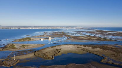 Panorámica aérea del Mar Menor.