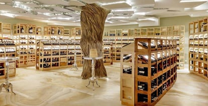 Bodega del restaurante Coque, en Madrid.