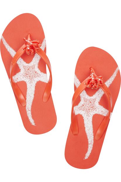Coral y estrella: las joyas del fondo del mar pueden adornar tus pies con este modelo de Net-a-porter (45 euros).
