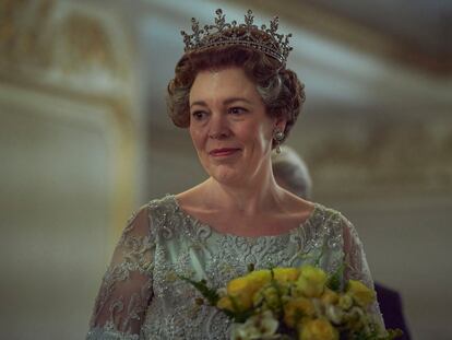 Olivia Colman, en la cuarta temporada de 'The Crown'.