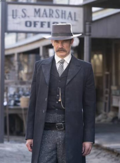 Timothy Olyphant como Seth Bullock en 'Deadwood. La película'.