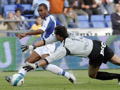 Sinama-Pongolle bate a Abbondanzieri en el reciente Recreativo-Getafe