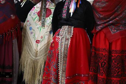 Detalle de los trajes tradicionales de la región.