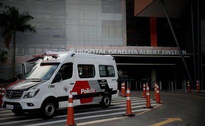 Presidente segue internado no Hospital Albert Einstein, em São Paulo, que conta com segurança reforçada.