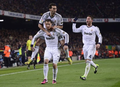 Ronaldo celebra el 0 a 2.