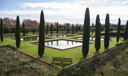 Jardín agrícola Mas de les Voltes en Girona realizado por Caruncho.