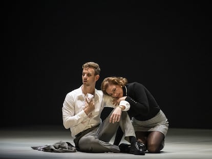 Edward Nelson (Orfeo) y Sylvia Schwartz (Euridice), en un momento de la ópera.