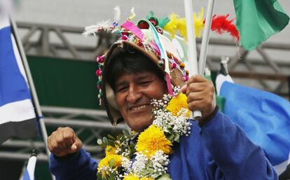 Evo Morales, este miércoles en El Alto.