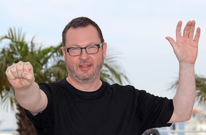 Danish director Lars von Trier at the 64th Cannes Film Festival.