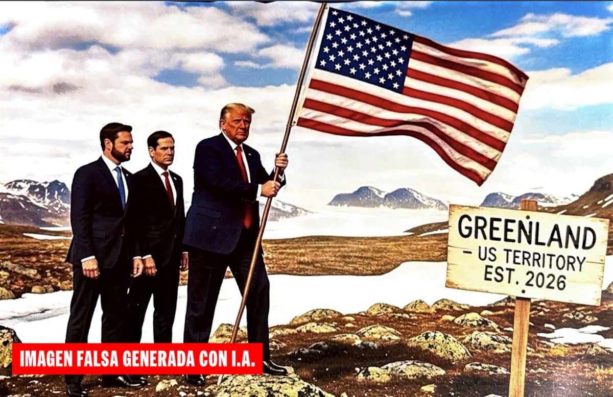 Trump publica fotografías creadas con IA para simular su conquista de Groenlandia y Canadá
