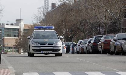 Un coche patrulla de la Guardia Civil, en una imagen de archivo.