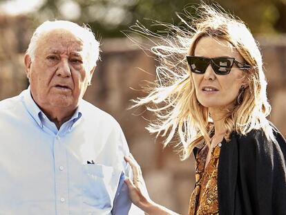 Amancio Ortega y Marta Ortega.