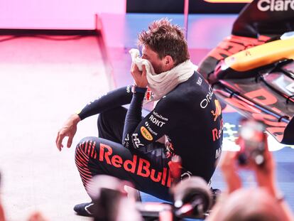 Max Verstappen, poco después de ganar la carrera del GP de Qatar, el domingo en Losail.