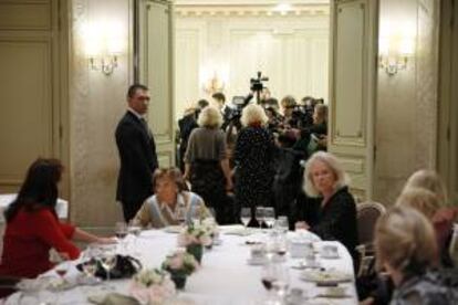 Anuncio del ganador del Premio Femina 2013 para autores extranjeros en París, Francia, hoy, miércoles 6 de noviembre de 2013. El escritor estadounidense Richard Ford se ha alzado con el galardón para autores extranjeros por su obra "Canadá".