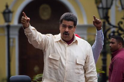 Nicolás Maduro, este martes en Caracas