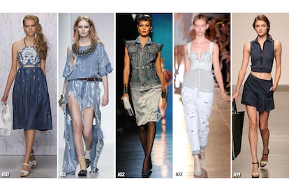 100. Holly Fulton. 101. Ashish. 102. Jean Paul Gaultier Haute Couture. 103. Diesel Black Gold. 104. Sachin + Babi.