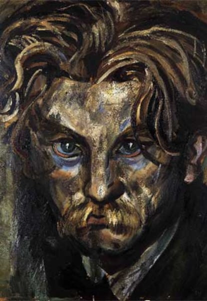 <i>Retrato del pintor Baumgärtel</i>, 1914.