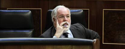 Miguel Arias Ca&ntilde;ete en el Congreso en una foto de archivo. 