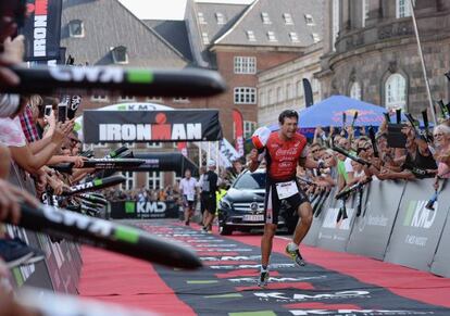 Guilherme Valenza, ganador del Ironman celebrado en Copenague esta semana