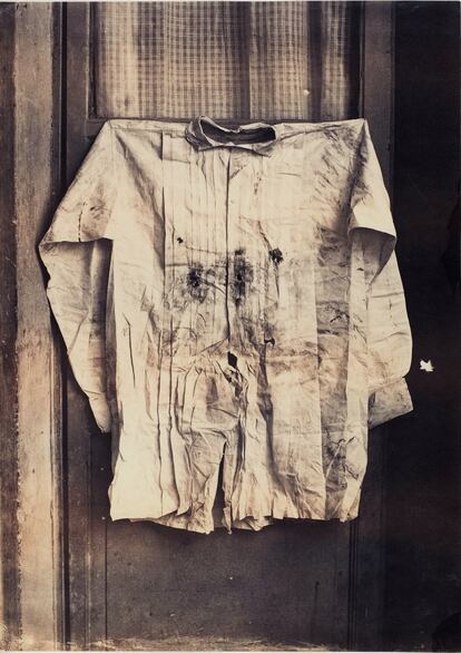 'The Shirt of Emperor Maximilian of Mexico', 1867.