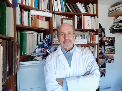 El investigador Mariano Esteban, en la sede del CSIC de la Universidad Autónoma de Madrid.