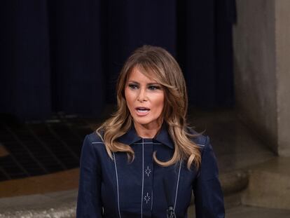 Melania Trump, el 6 de marzo, en Washington.