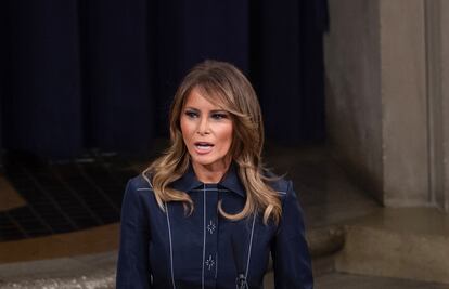 Melania Trump, el 6 de marzo, en Washington.