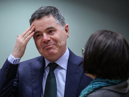 El reelegido presidente del Eurogrupo, Pascal Donohoe.