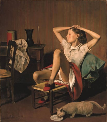 &#039;Teresa so&ntilde;ando&#039; (1938), de Balthus.