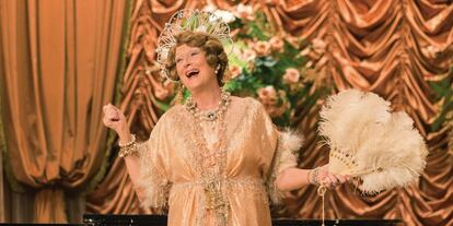 Meryl Streep interpretando a la soprano en la cinta ‘Florence Foster Jenkins’.