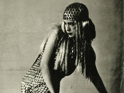 Lucia Joyce, durante una actuación en París en 1929.