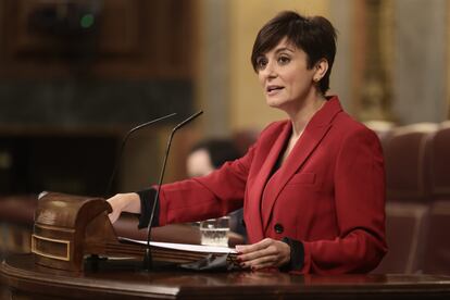 La ministra de Política Territorial, Isabel Rodríguez, en el Congreso.