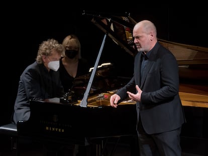 Justus Zeyen y Florian Boesch durante su interpretación de 'Winterreise'.