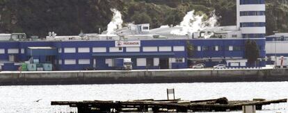 Sede de Pescanova en la ría de Vigo.