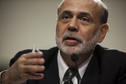 El presidente de la Reserva Federal, Ben Bernanke.