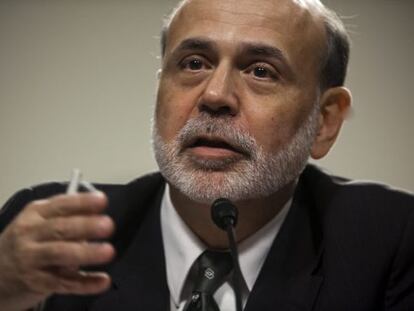El presidente de la Reserva Federal, Ben Bernanke.