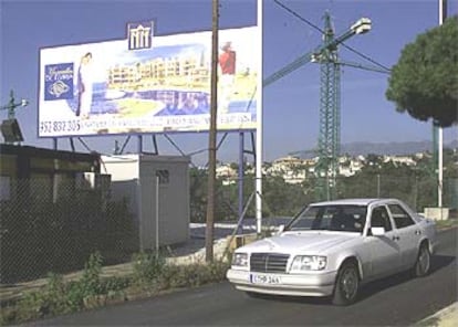 Obra de 363 apartamentos en la zona marbellí de Elviria, suspendida cautelarmente por el Tribunal Superior de Justicia de Andalucía.