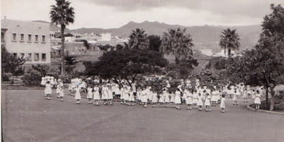 Imagen de la casa cuna de Tenerife, en la que Liberia vivió hasta los ocho años cuando fue entregada a un matrimonio de Alcoi.