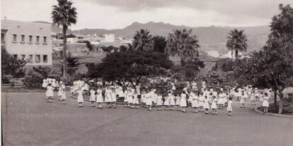 Imagen de la casa cuna de Tenerife, en la que Liberia vivió hasta los ocho años cuando fue entregada a un matrimonio de Alcoi.