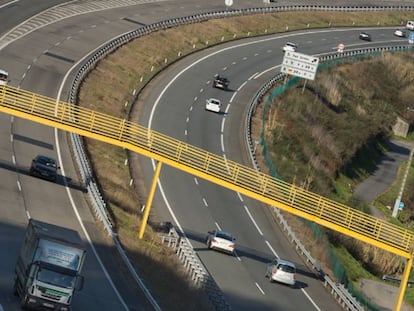 Tramo de la Autopista del Atlántico. 