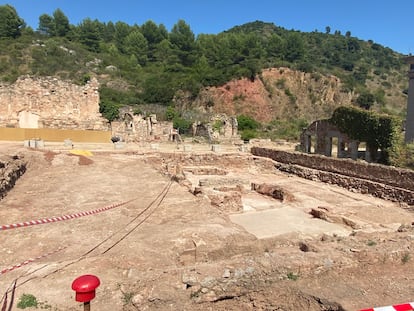 Trabajos recientes de excavación en ScalaDei, Tarragona.