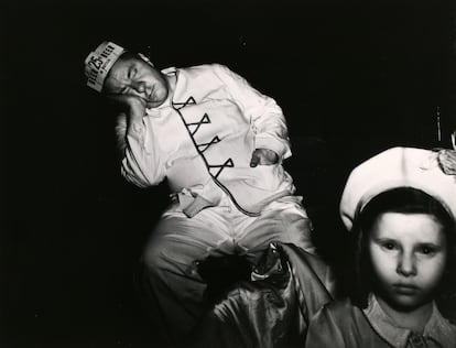 'Sleeping at the Circus', Madison Square Garden, New York, June 28, 1943.