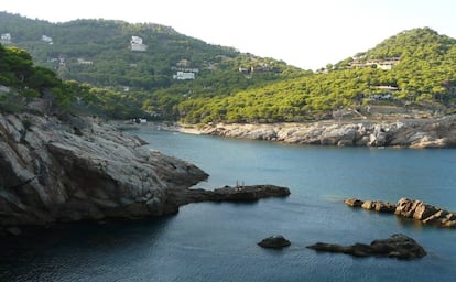 Cala d'Aiguafreda, en Begur. |