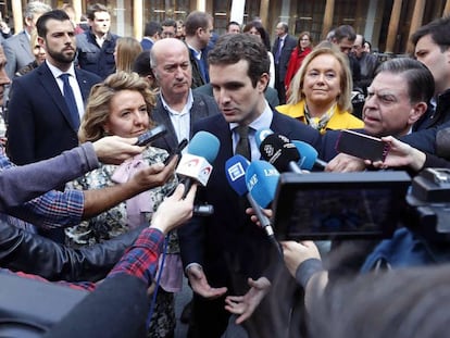 Popular Party leader Pablo Casado.