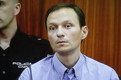 Bretón, en el juicio por el asesinato de sus hijos el año pasado.
