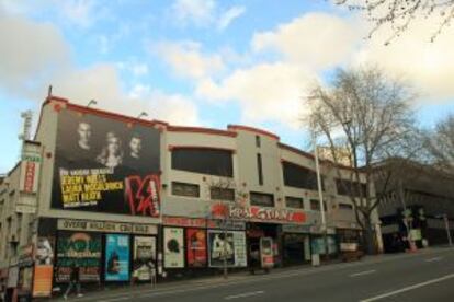 Fachada de Real Groovy Records, en Auckland.