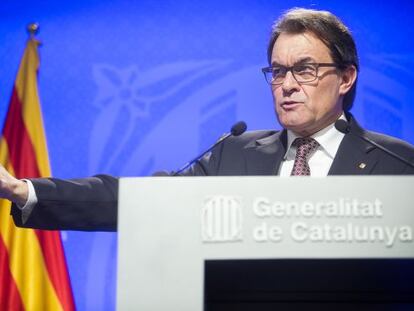 El president de la Generalitat, Artur Mas.