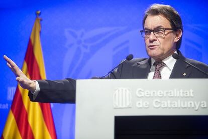 El president de la Generalitat, Artur Mas.