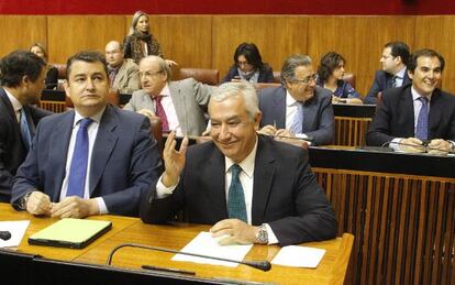 Sanz y Arenas, en el Parlamento.