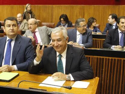 Sanz y Arenas, en el Parlamento.